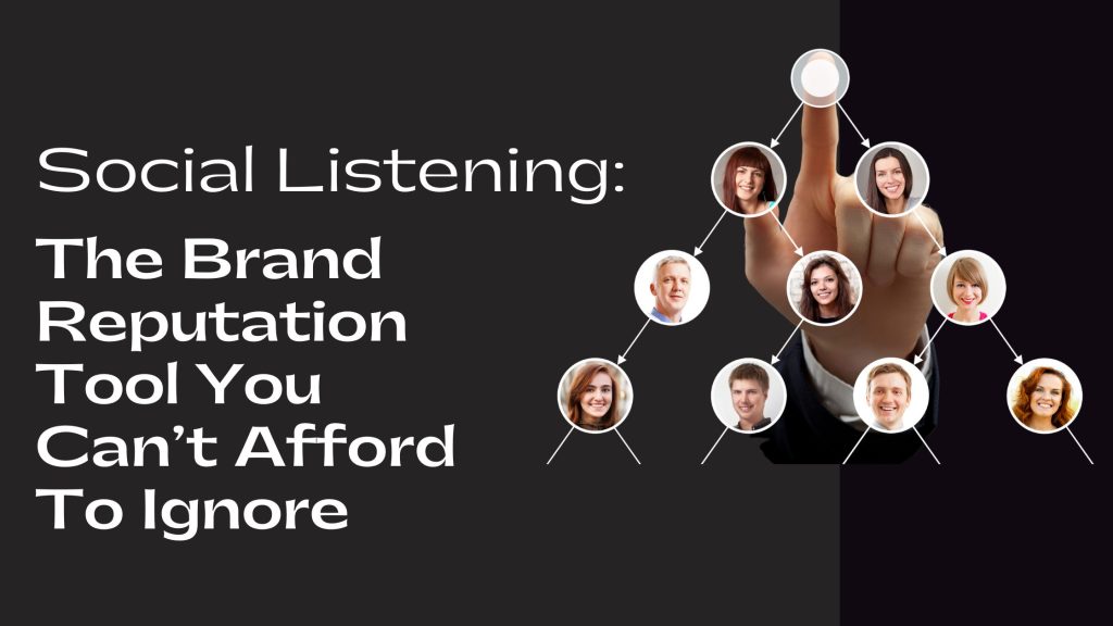 Social listening for brands
