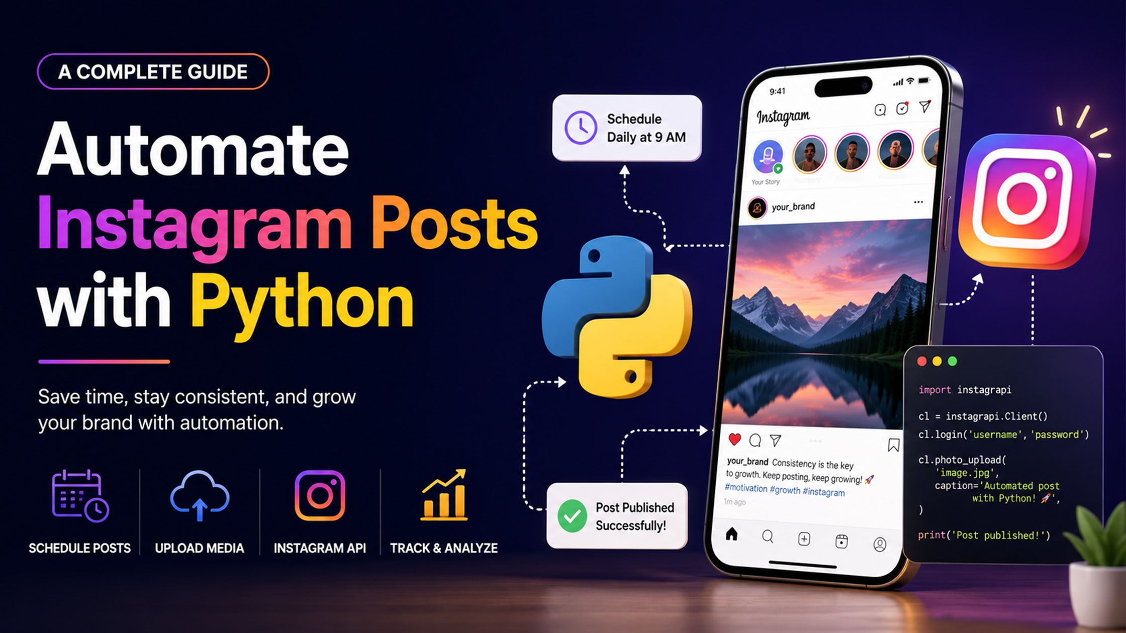 Instagram automation Python